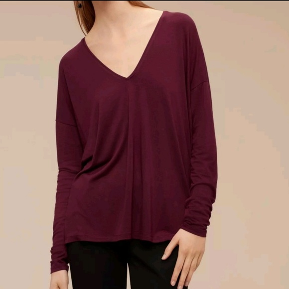Aritzia Babaton GARY T-Shirt Boxy Relaxed Top - Picture 2 of 8